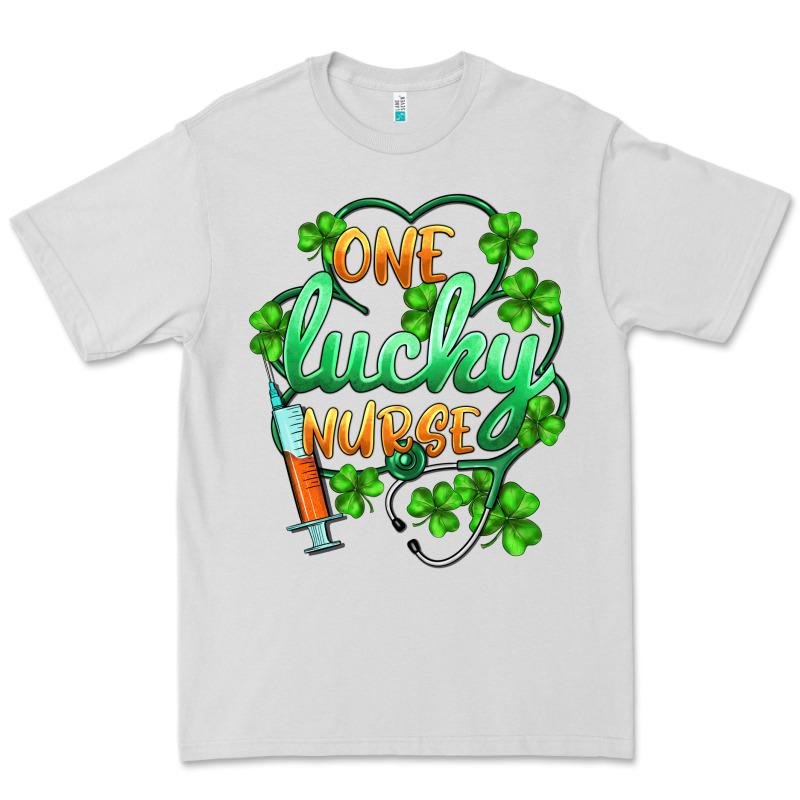St.patricks One Lucky Nurse Premium Tee by BarkalooDesign | Teevron