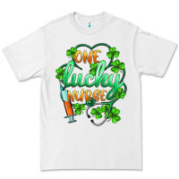 White st.patricks one lucky nurse Premium Tee - BarkalooDesign