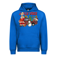 Cobalt Jolly Vibes Urban Hoodie - CowhideDigitalArt