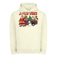 Pigment Pistachio Jolly Vibes Urban Hoodie - CowhideDigitalArt
