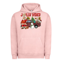 Pigment Salmon Jolly Vibes Urban Hoodie - CowhideDigitalArt