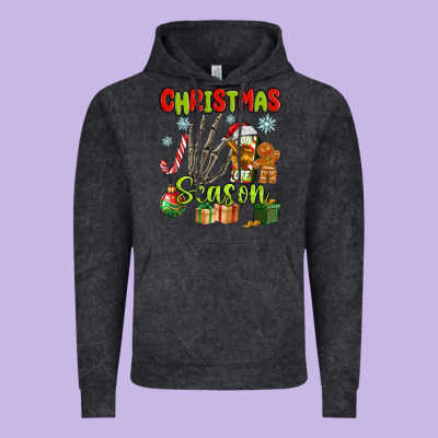 Christmas Season Vintage Hoodie Designed By Maliassmallbusiness
