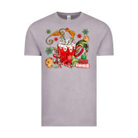 Vintage Zinc cup of chocolate and cookies Vintage Tee - MaliasSmallBusiness