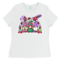 White easter gnomes rainbow Ladies Tee - Artiststas