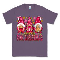 Lavender Merry pink Christmas gnomes Classic Tee - NancyCooperArtShop