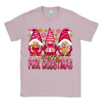 Lilac Merry pink Christmas gnomes Classic Tee - NancyCooperArtShop