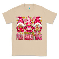Mushroom Merry pink Christmas gnomes Classic Tee - NancyCooperArtShop