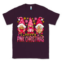 Merry Pink Christmas Gnomes Classic Tee | Teevron