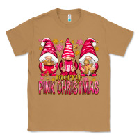 Toasted Coconut Merry pink Christmas gnomes Classic Tee - NancyCooperArtShop