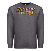 Charcoal Heather aunt Premium Sweatshirt - OliviaCreatesArt