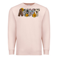 Pale Pink aunt Premium Sweatshirt - OliviaCreatesArt