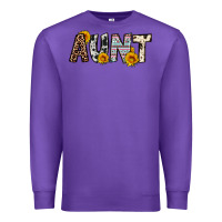 Purple aunt Premium Sweatshirt - OliviaCreatesArt