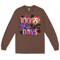 Chestnut 100 pawfect days Long Sleeve Tee - Artiststas