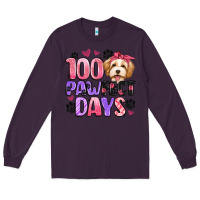 Plum 100 pawfect days Long Sleeve Tee - Artiststas