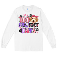 White 100 pawfect days Long Sleeve Tee - Artiststas