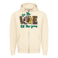 Sandshell for the love of the game Zipper Hoodie - HowdyJamesFarm