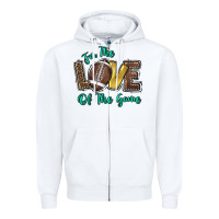 White for the love of the game Zipper Hoodie - HowdyJamesFarm