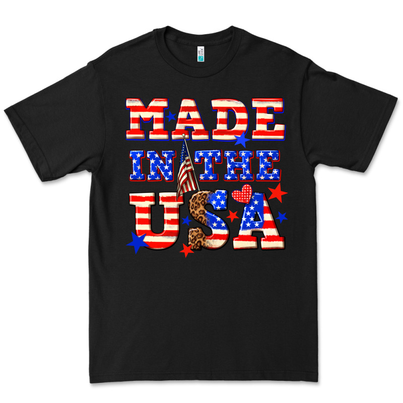 Made In The Usa Premium Tee by NancyCooperArtShop | Teevron