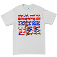 Dove Grey made in the usa Premium Tee - NancyCooperArtShop