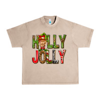 French Oak Holly Jolly elf gnome Urban Heavy Tee - NancyCooperArtShop