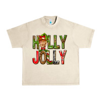 Sandshell Holly Jolly elf gnome Urban Heavy Tee - NancyCooperArtShop