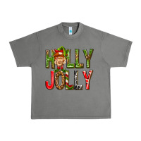 Tornado Holly Jolly elf gnome Urban Heavy Tee - NancyCooperArtShop