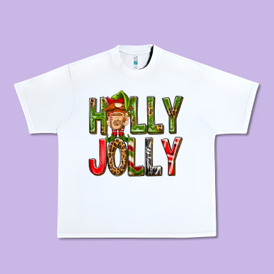 Holly Jolly Elf Gnome Urban Heavy Tee Designed By Nancycooperartshop