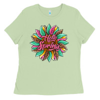 Matcha hello spring sunflower Ladies Tee - Artiststas