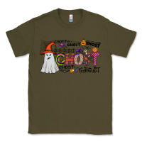 Army Green ghost Classic Tee - CowhideDigitalArt