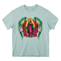 Arona mexican flag wings our lady of guadalupe Heavy Core Tee - Artiststas
