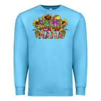 Ocean Blue Nacho average mama Premium Sweatshirt - FaDigitalArtStudio