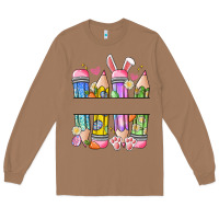 Toasted Coconut easter teacher pencils Long Sleeve Tee - Artiststas