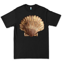 Black Japanese Scallop Shell Premium Tee - LillyAllenDesigns