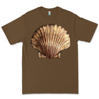 Cacao Japanese Scallop Shell Premium Tee - LillyAllenDesigns