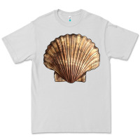 Dove Grey Japanese Scallop Shell Premium Tee - LillyAllenDesigns