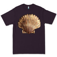 Plum Japanese Scallop Shell Premium Tee - LillyAllenDesigns