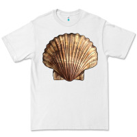 White Japanese Scallop Shell Premium Tee - LillyAllenDesigns