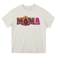 Cream mama our lady of guadalupe Heavy Core Tee - Artiststas