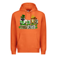 Carrot St. Patrick's cat who needs luck when you are this Premium Hoodie - CowGirlArtShop