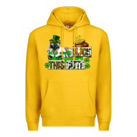 Lemon St. Patrick's cat who needs luck when you are this Premium Hoodie - CowGirlArtShop