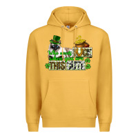Mustard St. Patrick's cat who needs luck when you are this Premium Hoodie - CowGirlArtShop