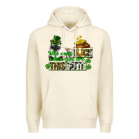 Sandshell St. Patrick's cat who needs luck when you are this Premium Hoodie - CowGirlArtShop