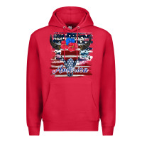 Cardinal bull skull america Premium Hoodie - JahusDesignShop