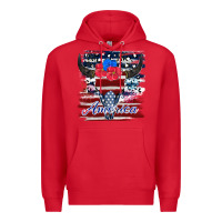Red bull skull america Premium Hoodie - JahusDesignShop