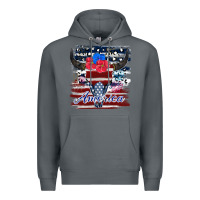 Rock bull skull america Premium Hoodie - JahusDesignShop