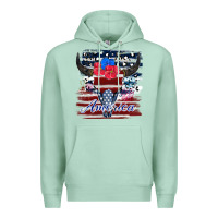 Seafoam bull skull america Premium Hoodie - JahusDesignShop