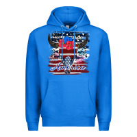 True Royal bull skull america Premium Hoodie - JahusDesignShop