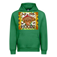 Emerald Just A Little Moody Urban Hoodie - CowhideDigitalArt