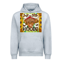 Heather Grey Just A Little Moody Urban Hoodie - CowhideDigitalArt
