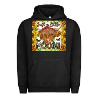 Pigment Black Just A Little Moody Urban Hoodie - CowhideDigitalArt